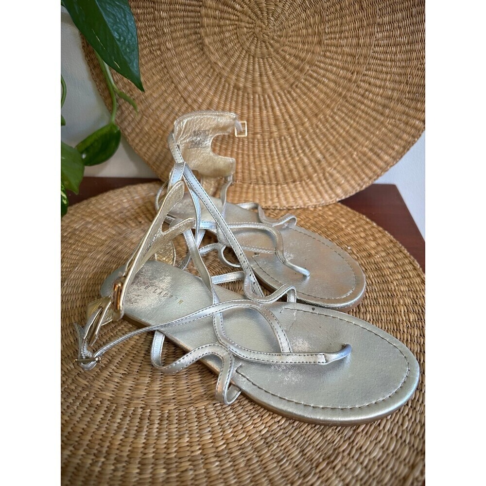 Ralph Lauren Metallic Strappy Sandals – Size 5